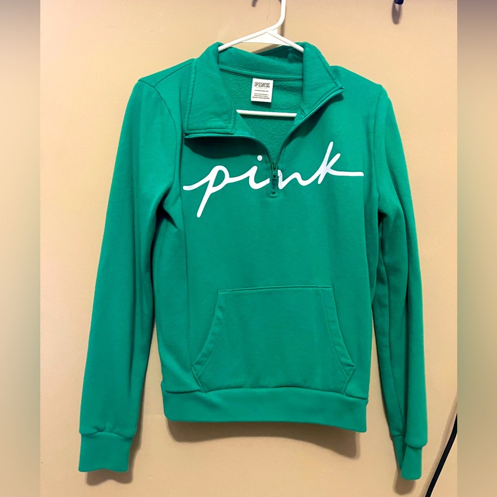 Victoria’s Secret PIBK XS Quarter Zip Sweater